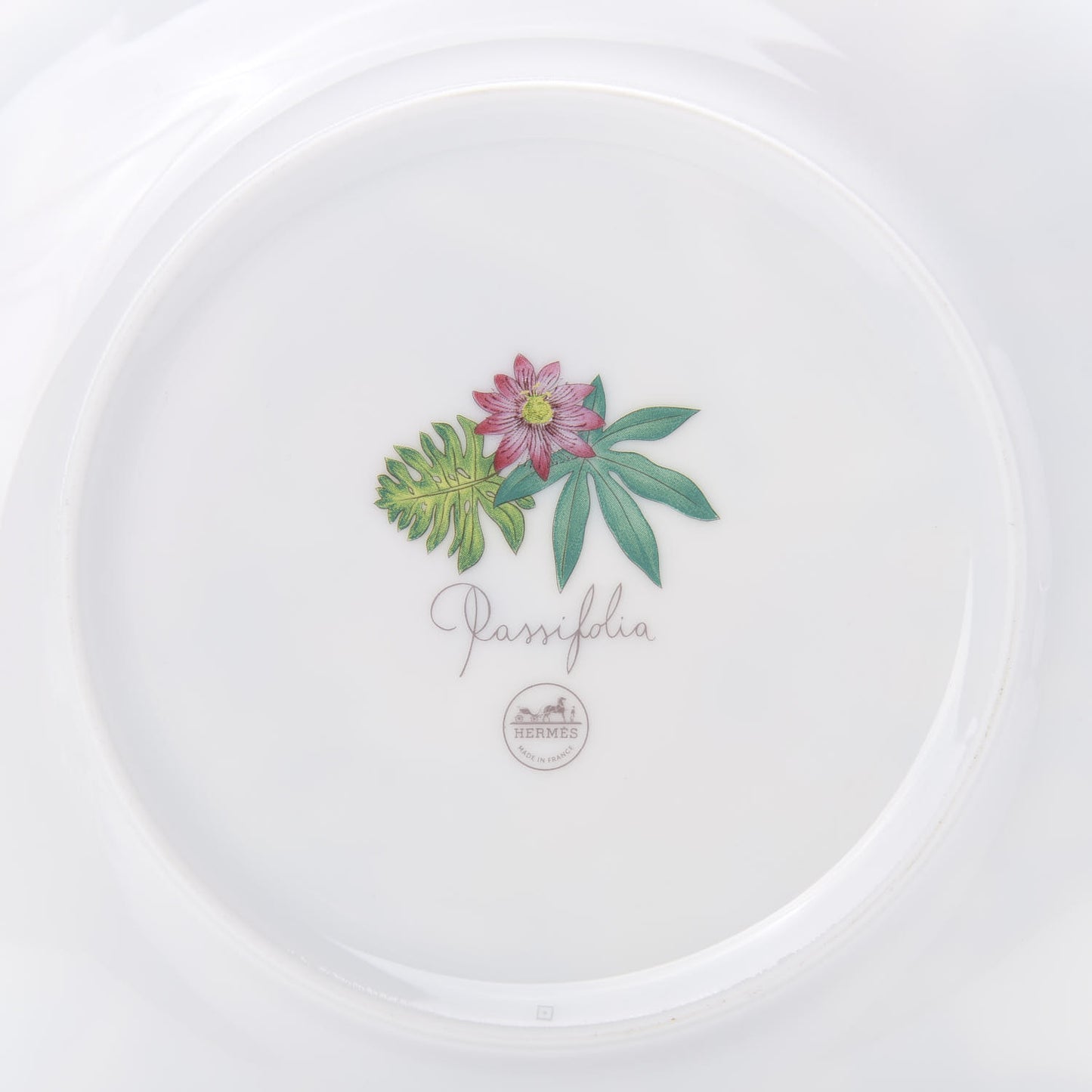 Porcelain Passifolia Dessert Plate N°2 Set of 2