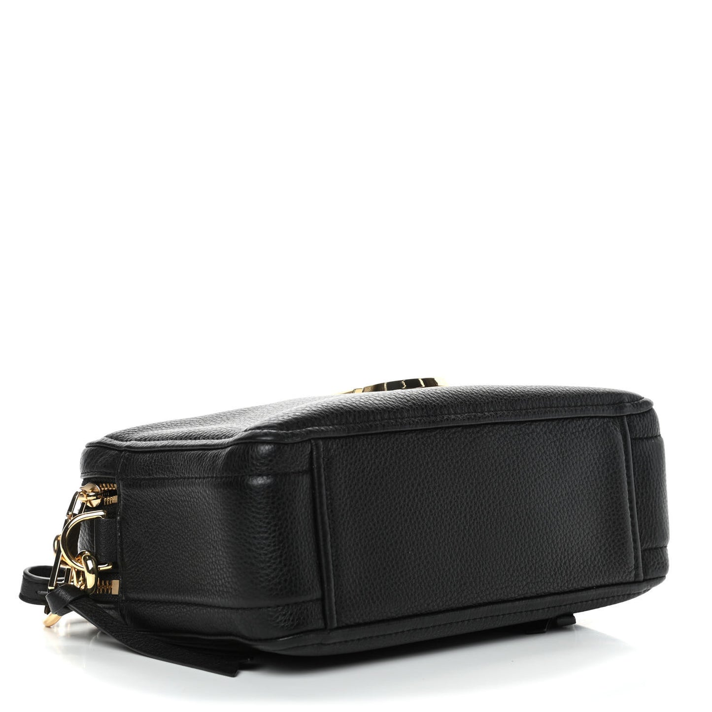 Supple Natural Grain Calfskin The Softshot 27 Bag Black