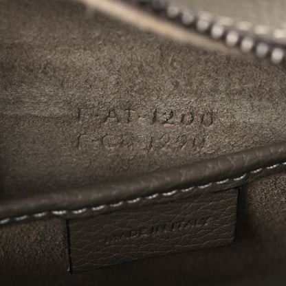 Celine Drummed Calfskin Nano Luggage Souris 6 of 10
