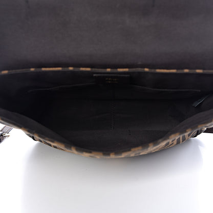 Fendi Zucca Vitello Artic Messenger Bag Tobacco Castagna 5 of 12