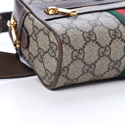 Gucci GG Supreme Monogram Web Small Ophidia Belt Bag 95 38 Dark Brown 8 of 9
