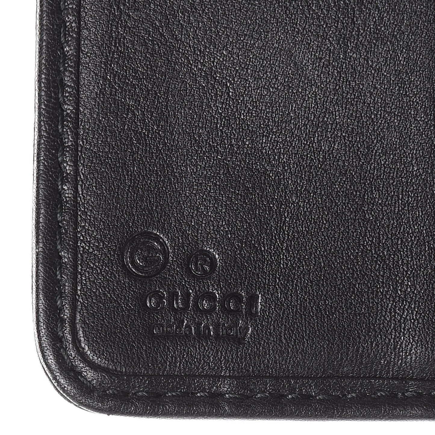 Soft Microguccissima Continental Zip Wallet Black