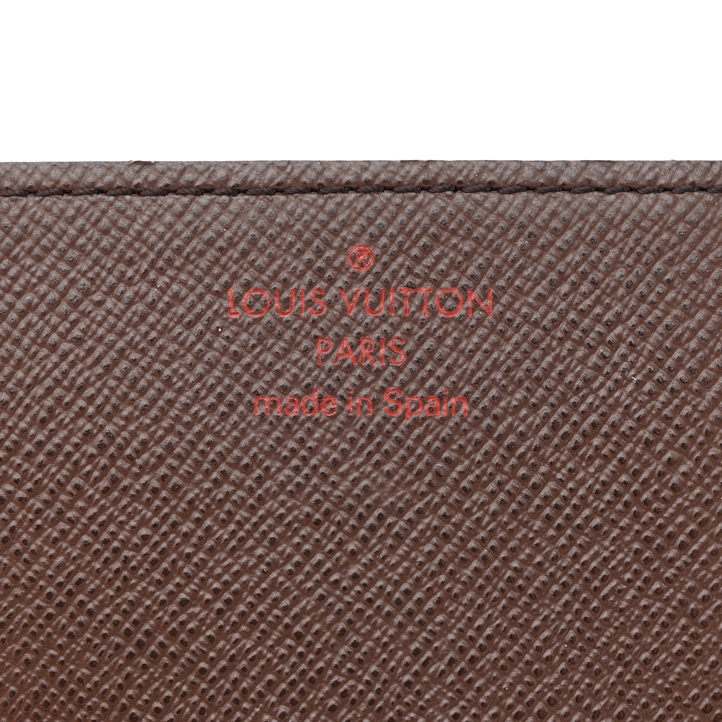 Damier Ebene Business Card Holder