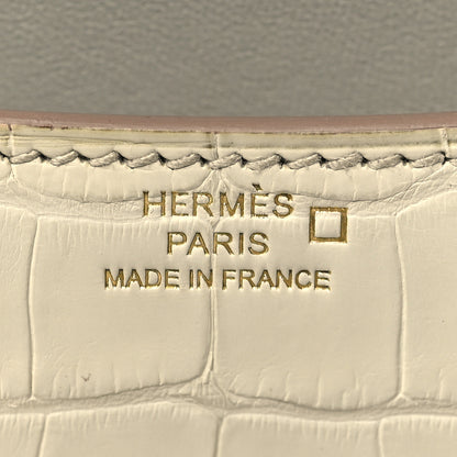 Hermes Matte Alligator Constance 18 Beton 6 of 11