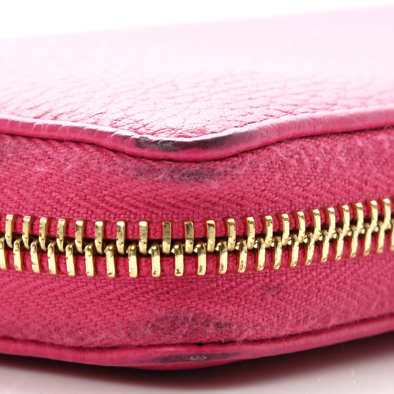 Gucci Dollar Calfskin GG Marmont Zip Around Wallet Box Pink 8 of 8