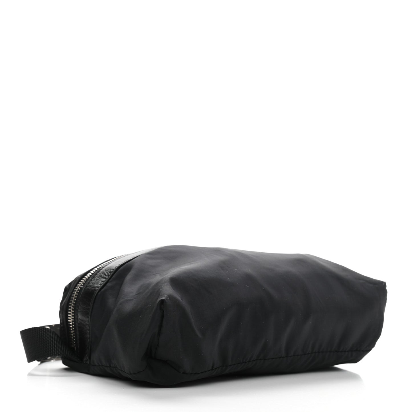 Nylon City Fold Up Backpack Belt Bag Black