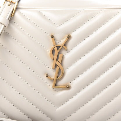 Saint Laurent Calfskin Matelasse Monogram Lou Camera Bag Crema Soft 10 of 10