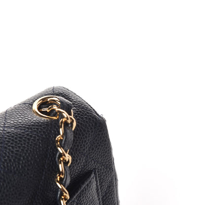 Chanel Caviar Quilted Mini Square Flap Navy 10 of 11