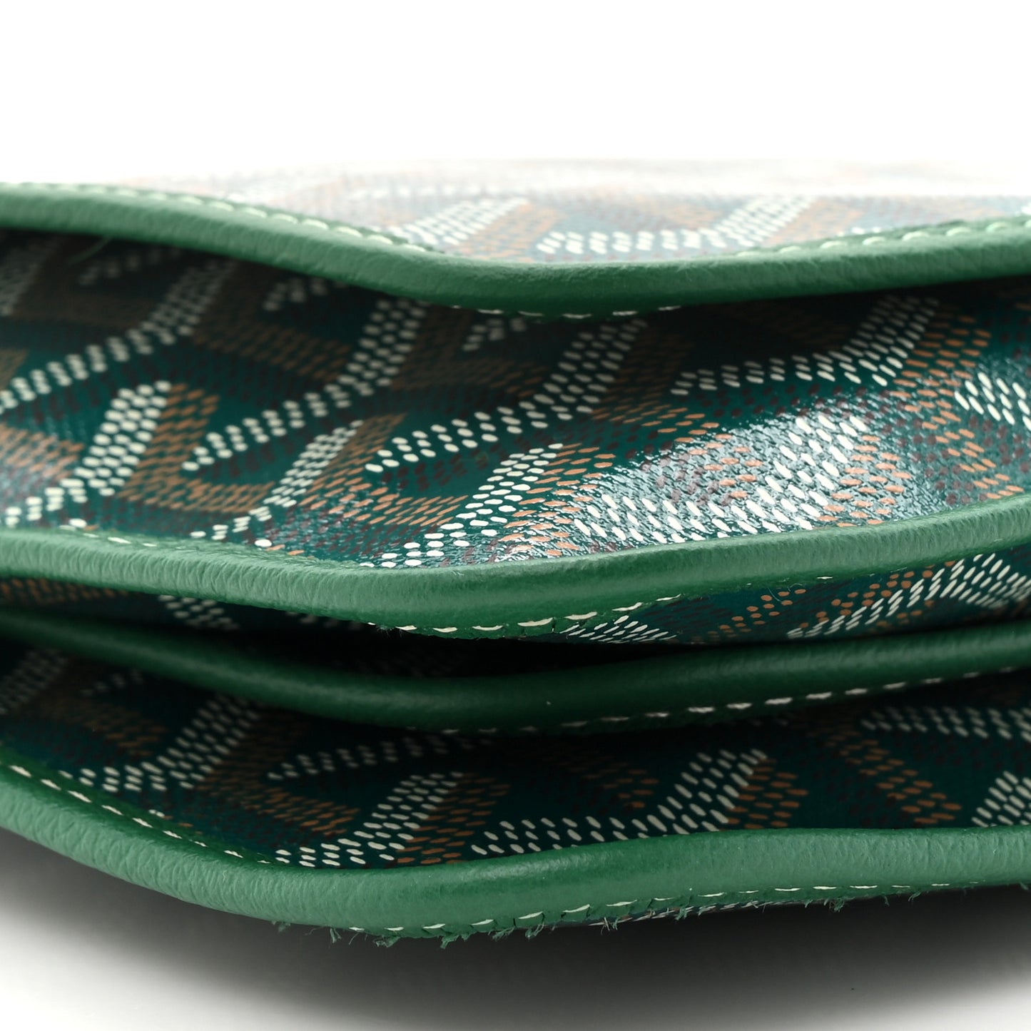 Goyardine Plumet Wallet Clutch Green