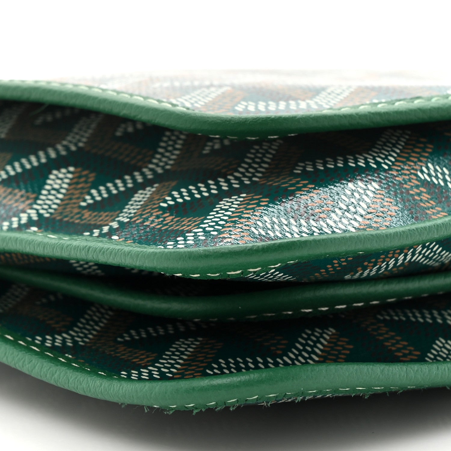 Goyard Goyardine Plumet Wallet Clutch Green 9 of 9