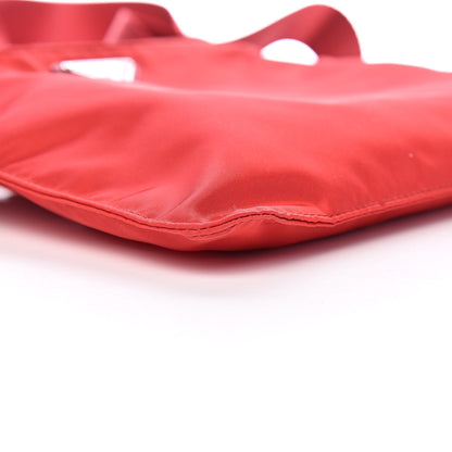 Prada Nylon Vela Flat Messenger Bag Rosso 8 of 10
