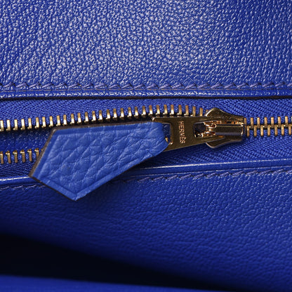 Hermes Togo Birkin 35 Bleu Electrique 14 of 32