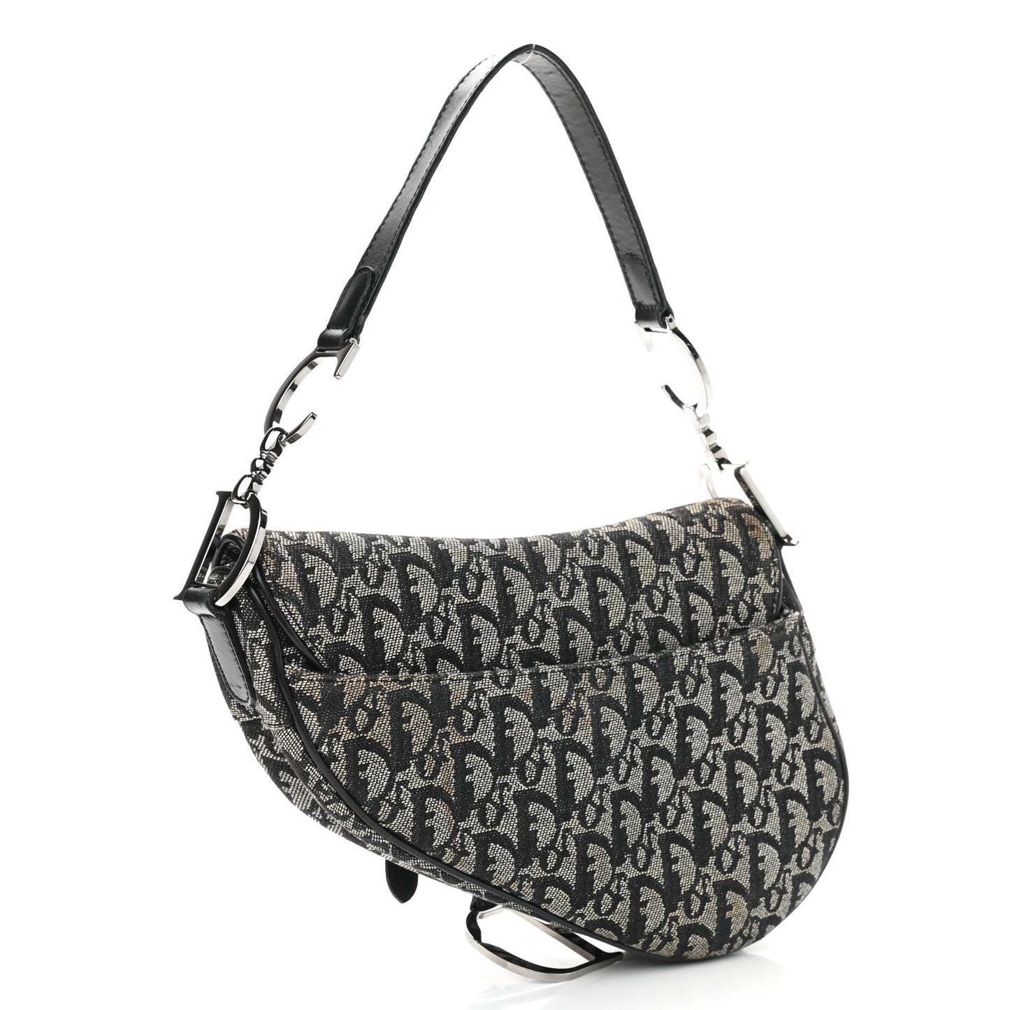 Monogram Saddle Bag Bag Black