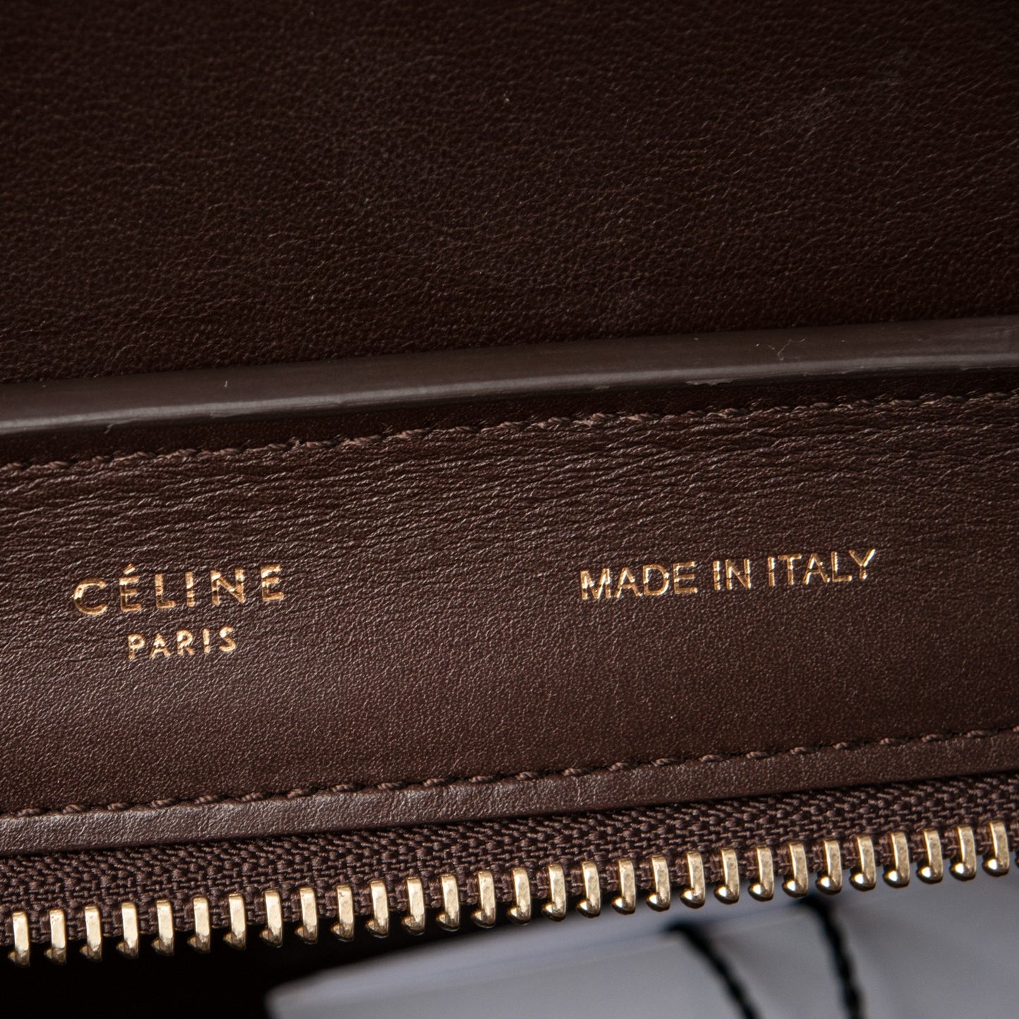 Satin Baby Grained Calfskin Medium Tri-Color Trapeze Tan
