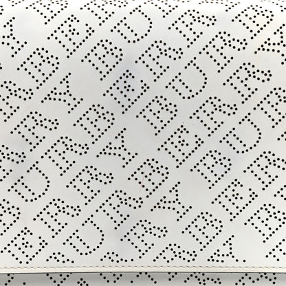 Burberry Calfskin Perforated Hampshire Crossbody Chalk White 7 of 8