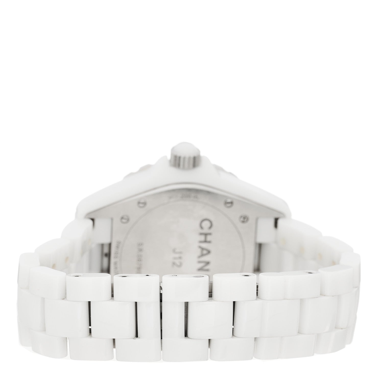 Chanel Stainless Steel Ceramic 38mm J12 Automatic Watch White 3 of 5