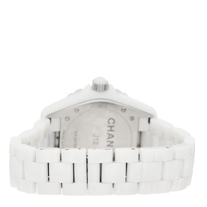 Chanel Stainless Steel Ceramic 38mm J12 Automatic Watch White 3 of 5