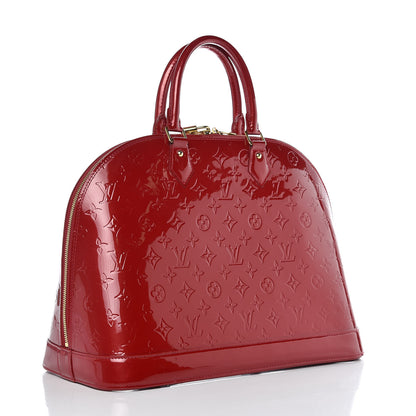 Louis Vuitton Vernis Alma GM Pomme D'Amour 3 of 9