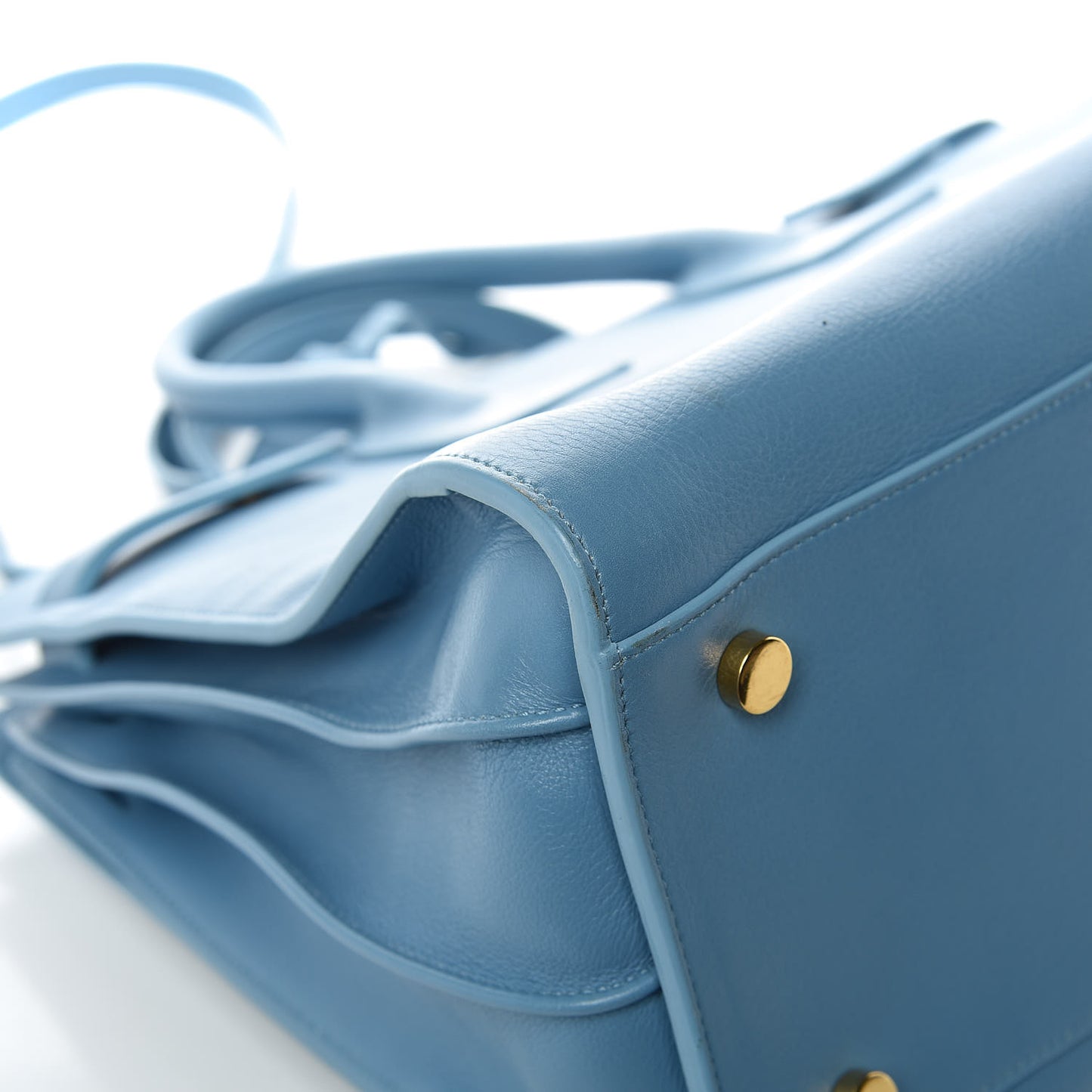 Grained Calfskin Small Sac De Jour Light Blue