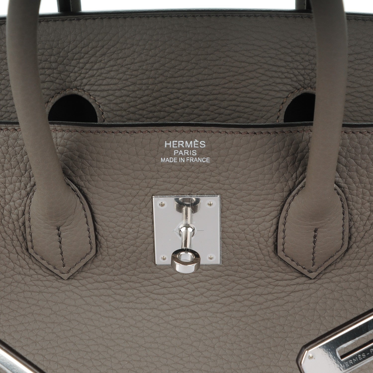 Hermes Taurillon Clemence Birkin 35 Etain 10 of 25