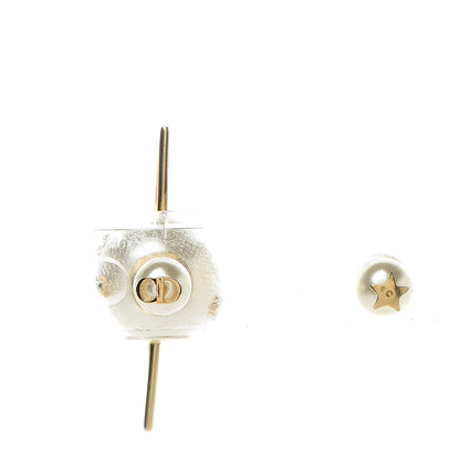 Christian Dior Pearl Dior Star Tribales Earrings Gold 1 of 5