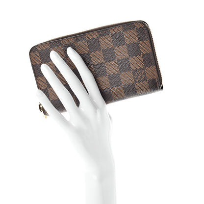Louis Vuitton Damier Ebene Zippy Compact Wallet 2 of 8