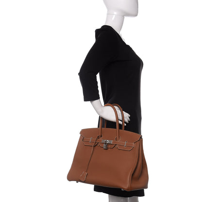 Hermes Togo Birkin 35 Gold 2 of 11