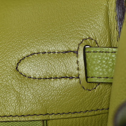 Hermes Togo Birkin 30 Vert Anis 13 of 44