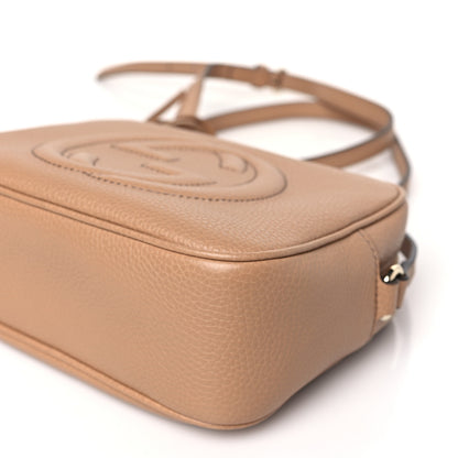 Gucci Pebbled Calfskin Small Soho Disco Bag Camelia 9 of 9