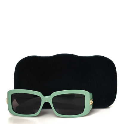Gucci Acetate Rectangular Sunglasses GG1403S Green 7 of 7