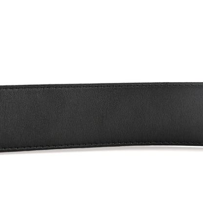 Gucci Moon Calfskin Nickel Double G 40mm Belt 80 32 Black 7 of 10