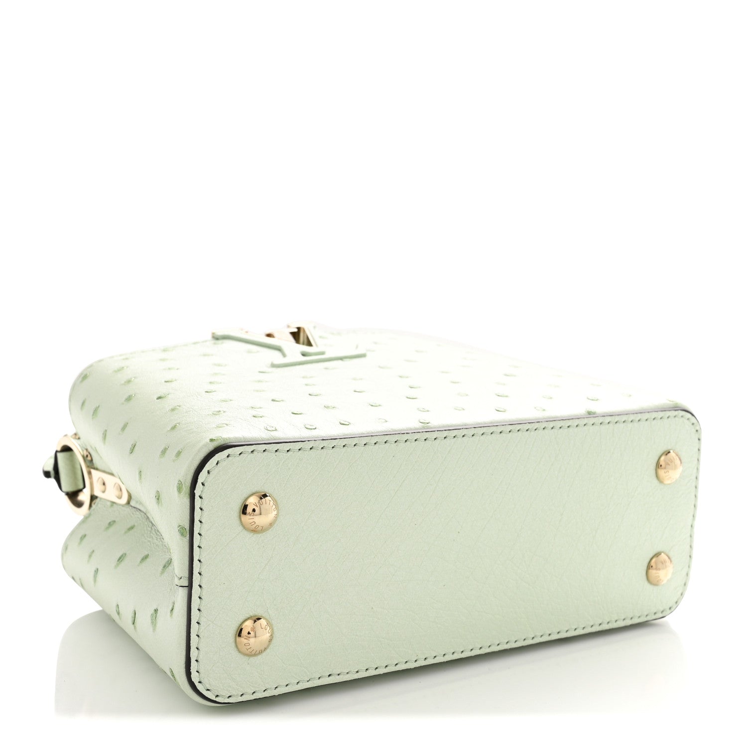 Louis Vuitton Ostrich Capucines Mini Vert Celadon 4 of 11