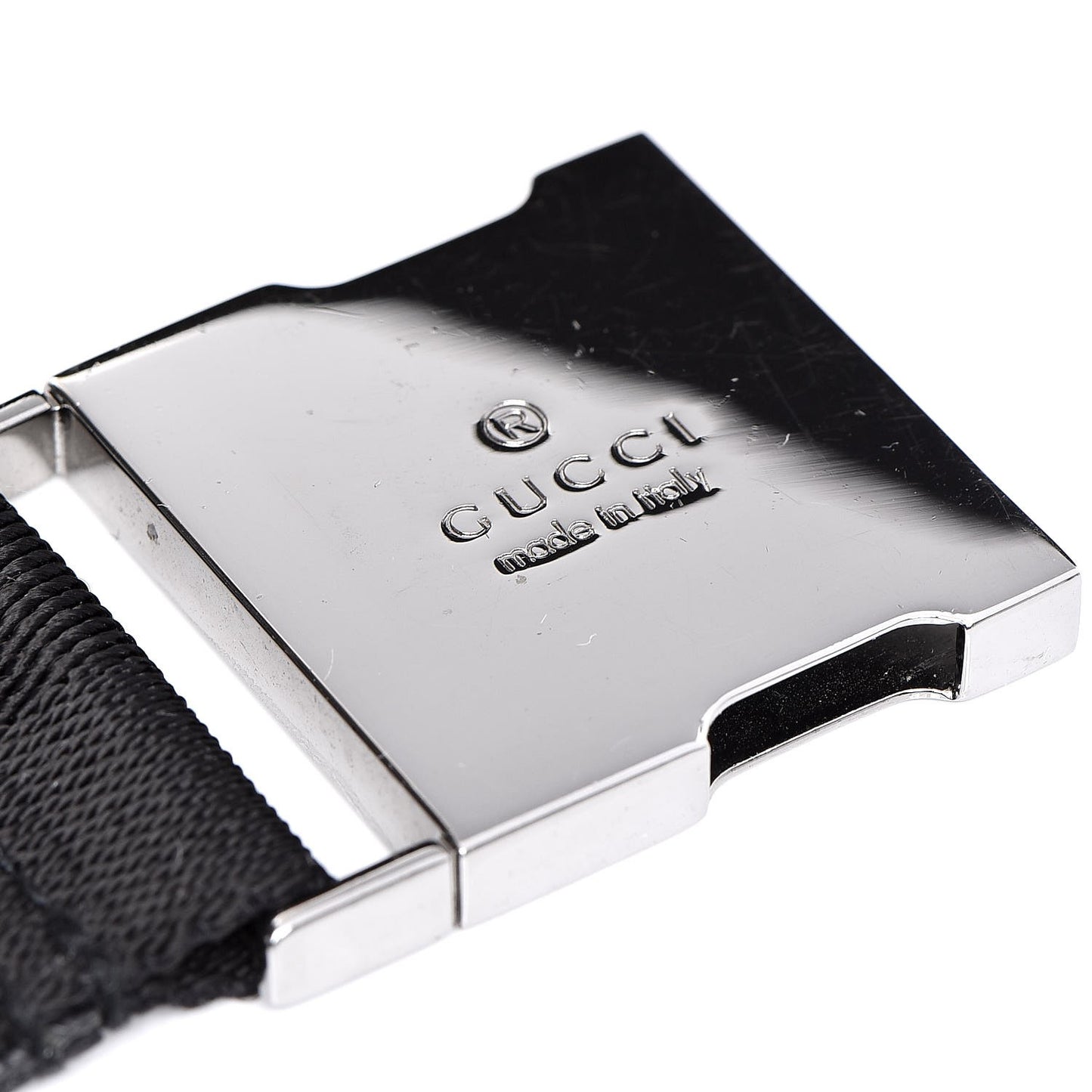 GG Monogram Double Pocket Belt Bag Black