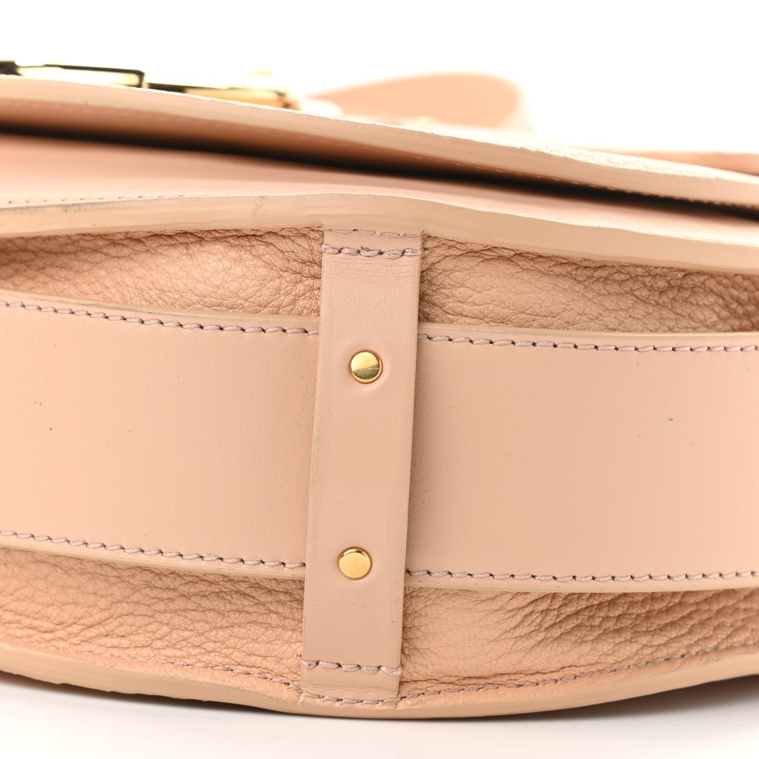 Chloe Grained Calfskin Large Tess Bag Delicate Pink 8 of 9
