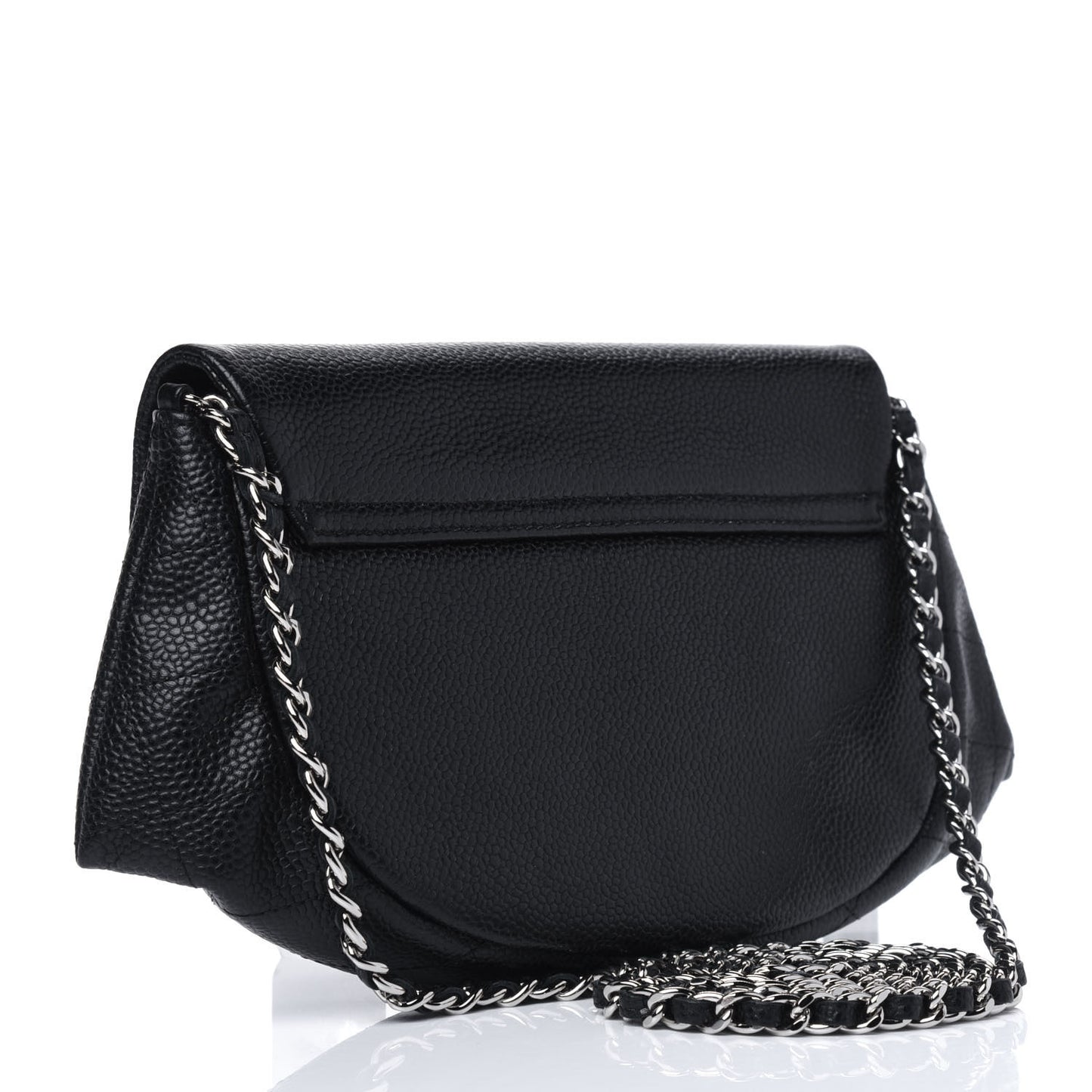 Caviar Half Moon Wallet On Chain WOC Black