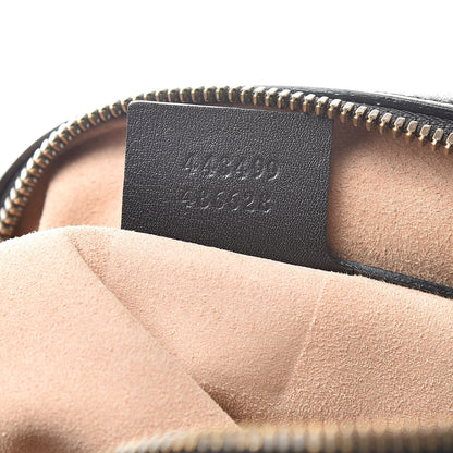 Gucci Calfskin Matelasse Medium GG Marmont Chain Shoulder Bag Black 7 of 13