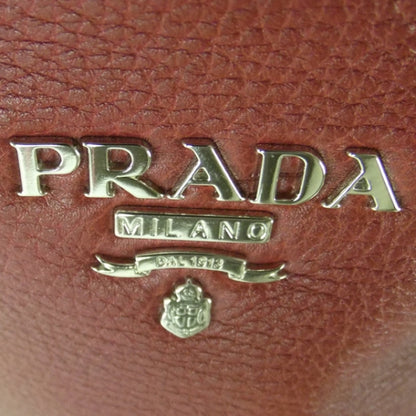Prada Vitello Daino Shoulder Bag Rubino 11 of 12