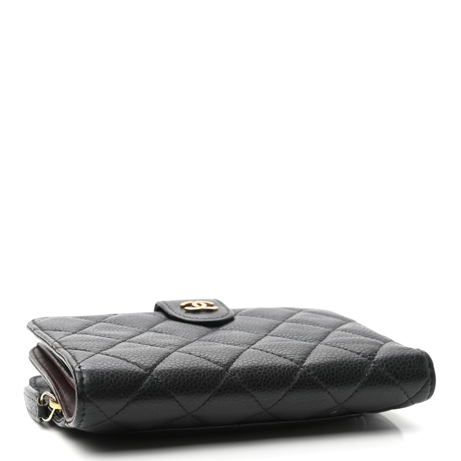 Chanel Caviar Quilted Zipped Pocket Wallet Black 4 of 8