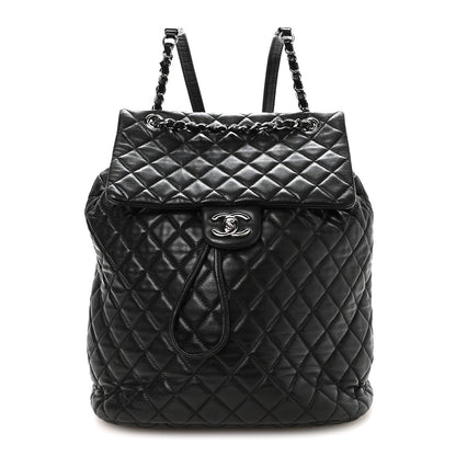 Chanel Lambskin Quilted Large Urban Spirit Backpack Black 1 of 8