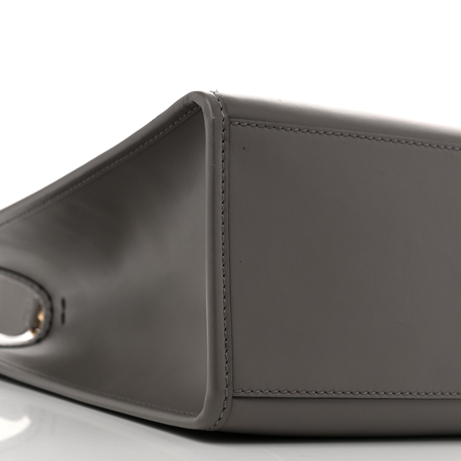 Fendi Vitello King Plexiglass Logo Embossed Medium Fendi Sunshine Shopper Tote Moon 8 of 12