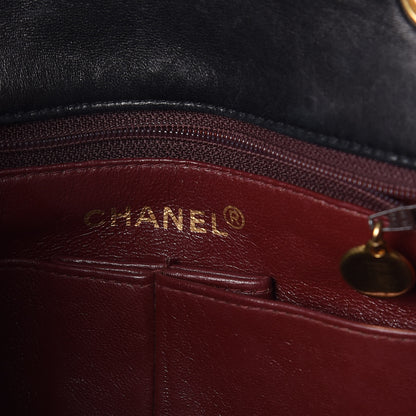 Chanel Lambskin Quilted Mini Square Flap Bag Black 6 of 14