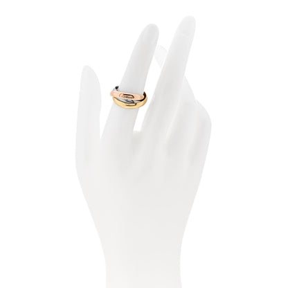 Cartier 18K Pink Yellow White Gold Classic Trinity Ring 52 6 2 of 5