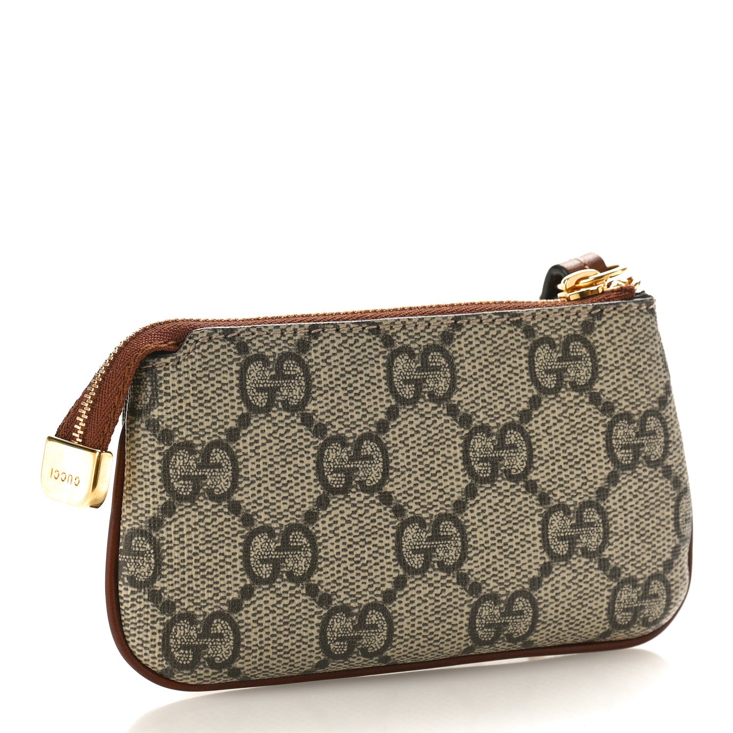Gucci GG Supreme Monogram Key Case Brown 3 of 9
