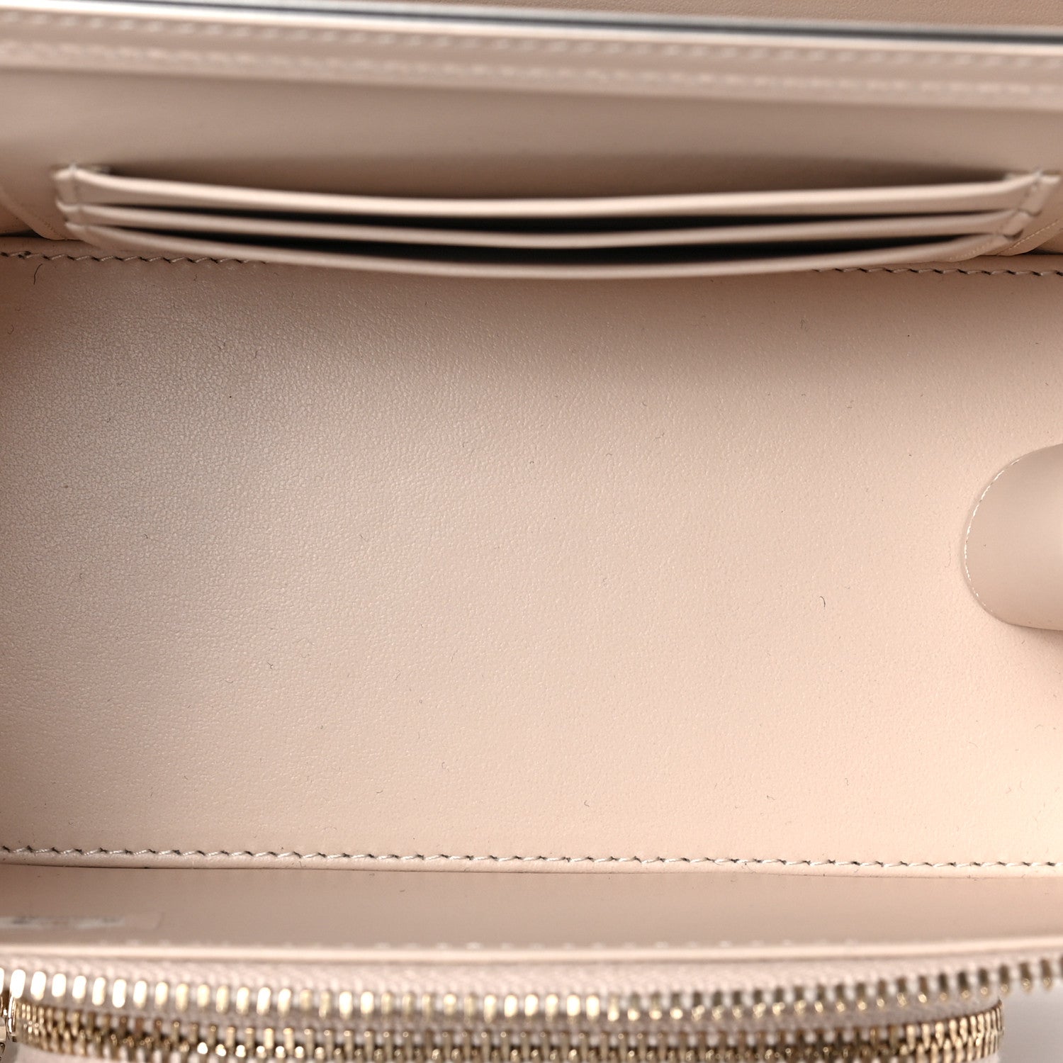 Chanel Caviar Quilted Top Handle Pocket Vanity Case Beige 5 of 9