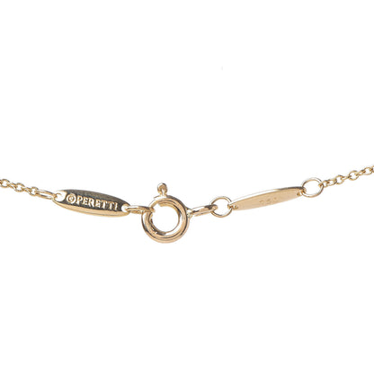 Tiffany 18K Yellow Gold Diamond .07ct Elsa Peretti Diamonds by the Yard Pendant Necklace 5 of 6
