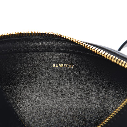 Burberry Calfskin Kingdom The Barrel Bag Black 6 of 10