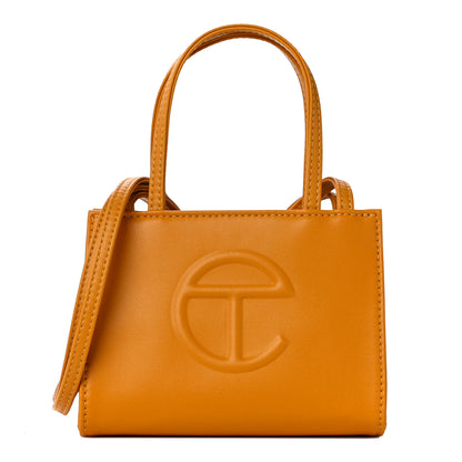 Telfar Vegan Leather Small Shopping Bag Mustard 1 of 10