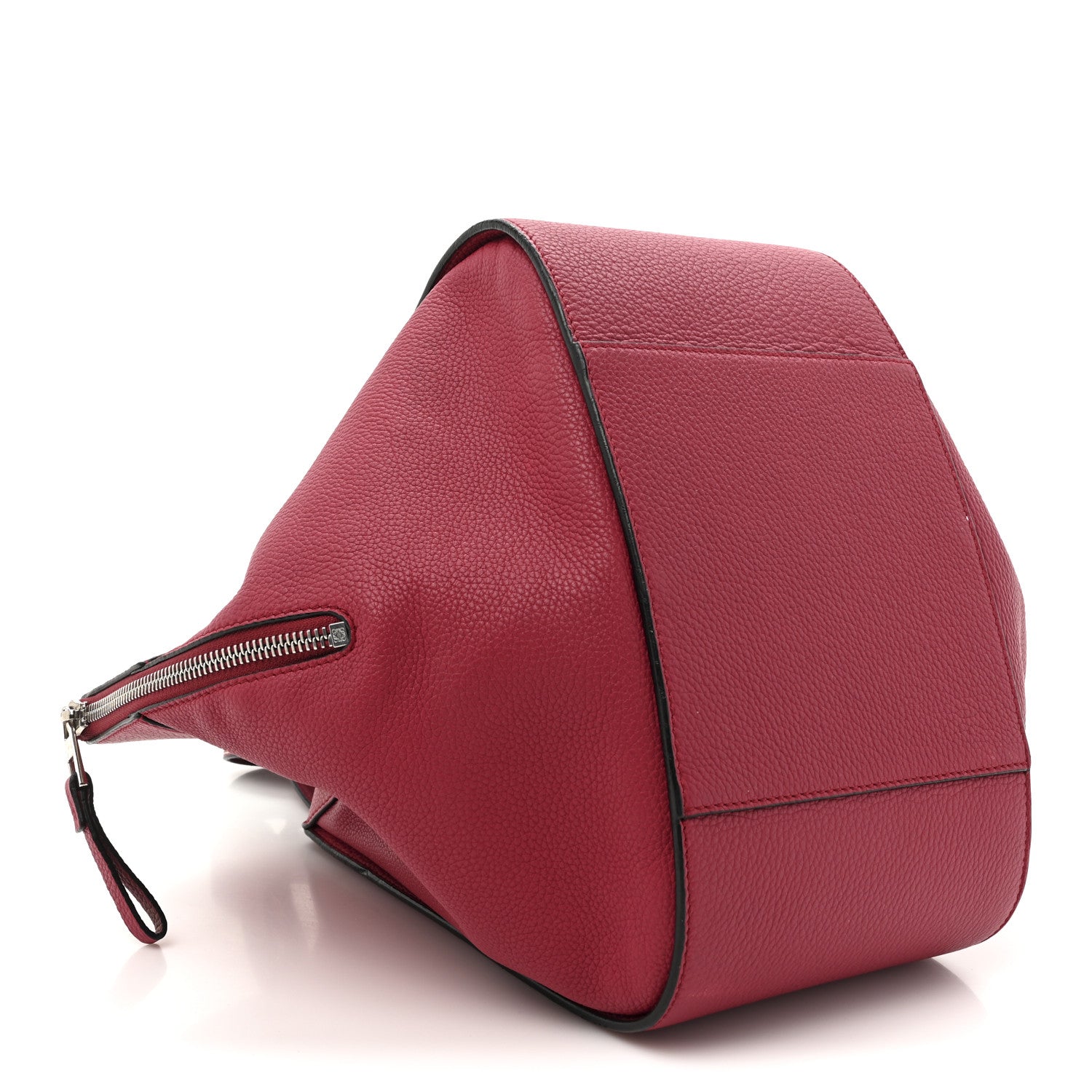 Loewe Grained Calfskin Small Hammock Shoulder Bag Raspberry 4 of 13