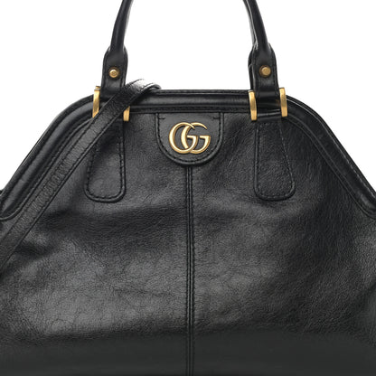 Gucci Calfskin Medium Re(Belle) Top Handle Bag Black 8 of 12