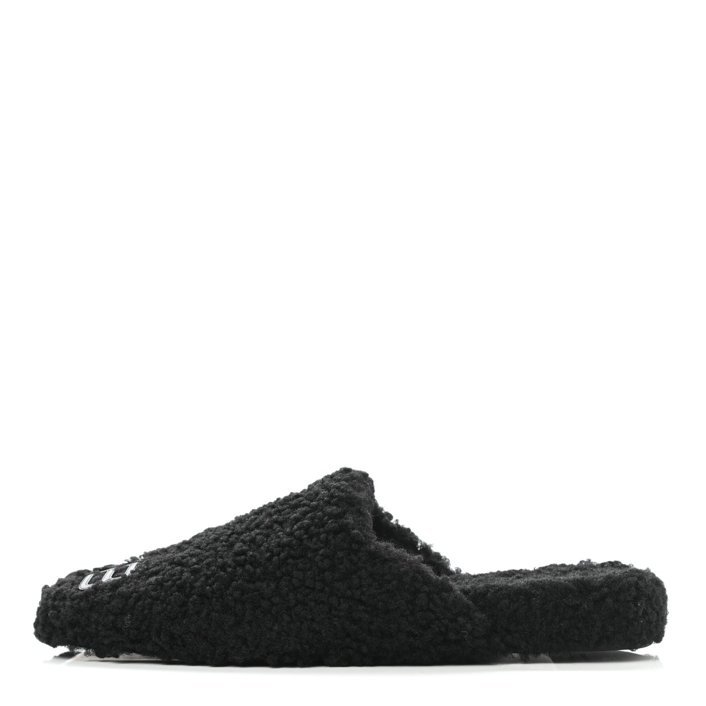 Faux Shearling Cosy BB Mules 37.5 Black